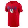 Nike Red Buffalo Bills Primetime Helmet Essential T-shirt In Red