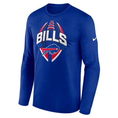 Nike Buffalo Bills Legend Icon  Men's Dri-fit Nfl Long-sleeve T-shirt In Blue