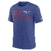 Nike Men's Royal Buffalo Bills Overlap Lockup Tri-blend T-shirt