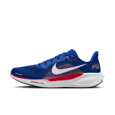 Nike Buffalo Bills Pegasus 41  Men's Nfl Road Running Shoes In Blue