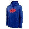 Nike Royal Buffalo Bills Rewind Club Logo Pullover Hoodie In Blue