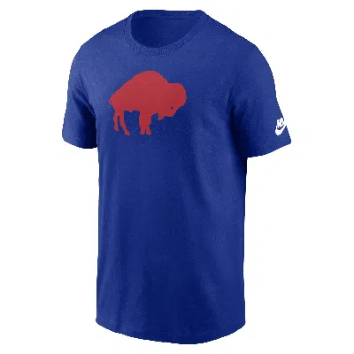 Nike Buffalo Bills Rewind Logo Essential  Men's Nfl T-shirt In Blue