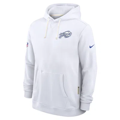 NIKE BUFFALO BILLS RIVALRIES COLLECTION SIDELINE  MEN'S DRI-FIT NFL PULLOVER HOODIE,1015810937