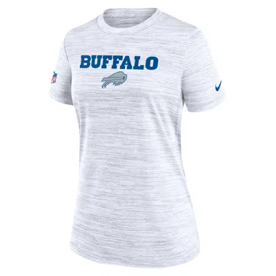 Nike Buffalo Bills Rivalries Collection Sideline Velocity  Women's Dri-fit Nfl T-shirt In Blue