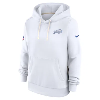 Nike Buffalo Bills Rivalries Collection Sideline  Women's Dri-fit Nfl Pullover Hoodie In Gray