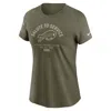 Nike Buffalo Bills Salute To Service Sideline  Women's Nfl T-shirt In Green