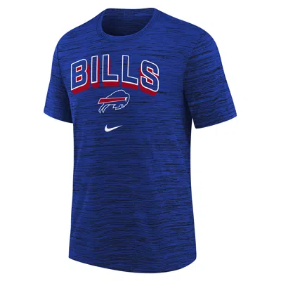 Nike Buffalo Bills Sideline Velocity Big Kidsâ  Dri-fit Nfl T-shirt In Blue