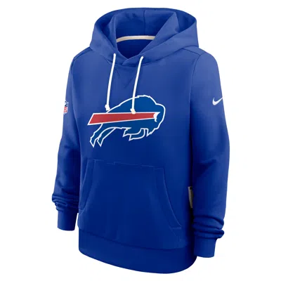 Nike Buffalo Bills Sideline  Women's Dri-fit Nfl Pullover Hoodie In Blue