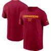 Nike Burgundy Washington Commanders Sideline Performance T-shirt In Red