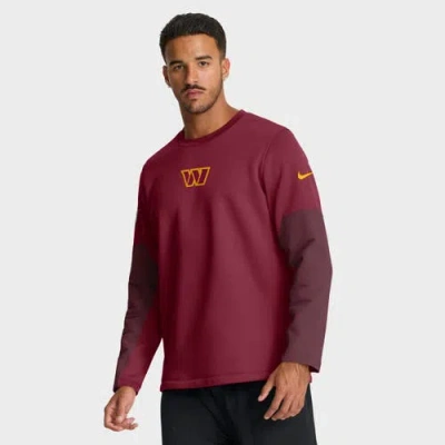 Nike Burgundy Washington Commanders Sideline Scripted To Win Performance Long Sleeve T-shirt