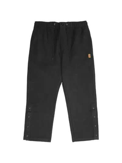 Nike Button-detail Track Pants In Black