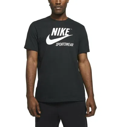 Nike Bv0620-010 Men's Black Round Neck Sportswear T Shirt Size X-large Hy245
