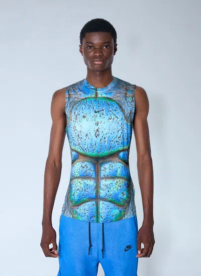 Nike By Yaku Re-create Creature Tank Top In Blue