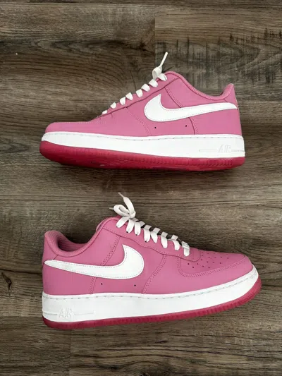 Pre-owned Nike By You Air Force 1 Pink Rose Shoes