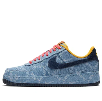 Nike By You X Levi's Air Force 1 Low 'exclusive Denim' In Blue