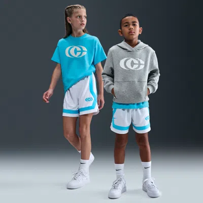 Nike Kids 7-20 Crossover Shorts In White