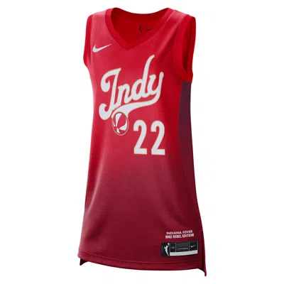 Nike Caitlin Clark Indiana Fever 2026 Rebel Edition  Women's Dri-fit Wnba Rebel Jersey In Red