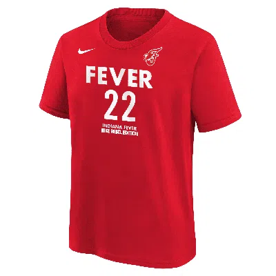 Nike Caitlin Clark Indiana Fever Big Kids'  Wnba T-shirt In Red