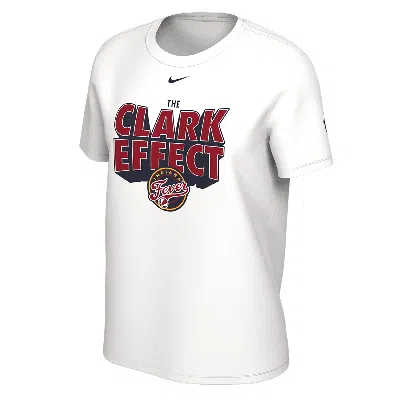 Nike Caitlin Clark Indiana Fever  Women's Wnba T-shirt In White