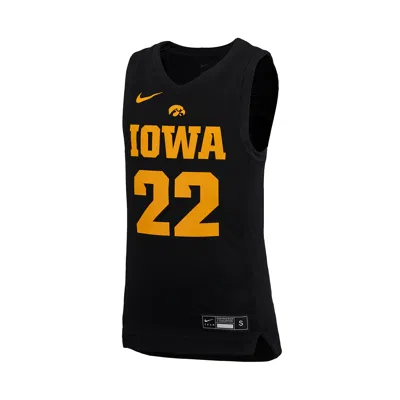 Nike Caitlin Clark Iowa Big Kids'  College Replica Jersey In Black