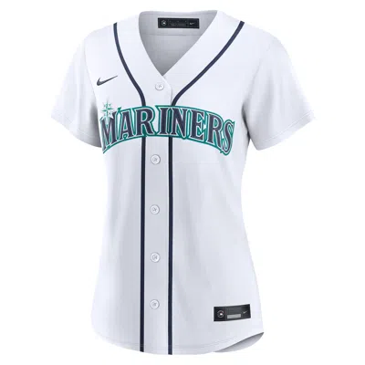 Nike Cal Raleigh Seattle Mariners  Women's Mlb Replica Jersey In White