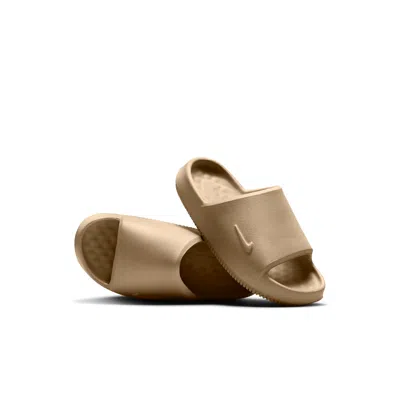 Nike Calm 2.0 Little Kids' Slides In Gold