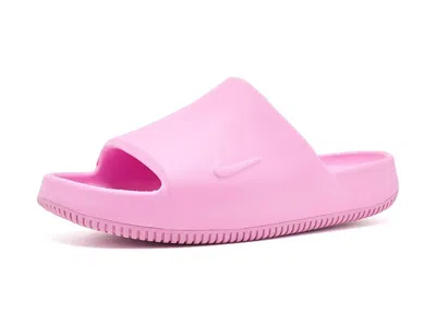 Nike Calm 2.0 Slides (big Kid) Kid's Shoes Pink Rise/pink Rise: 5 Big Kid M, Rubber