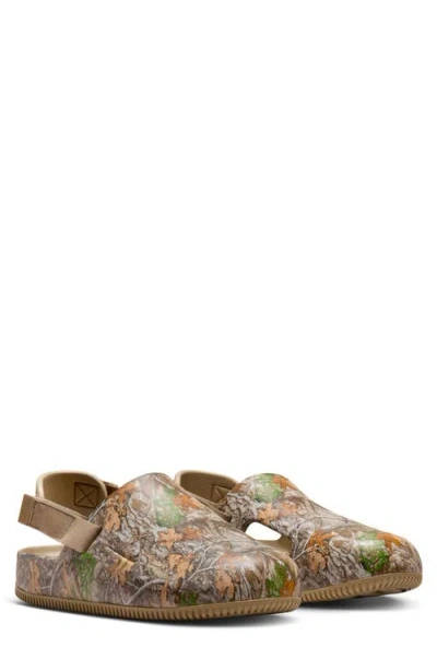 Nike Calm Convertible Slingback Mule In Brown