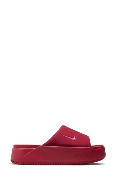 Nike Calm Elevation Platform Slide