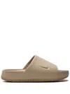 Nike Calm Flat Slides In Neutrals