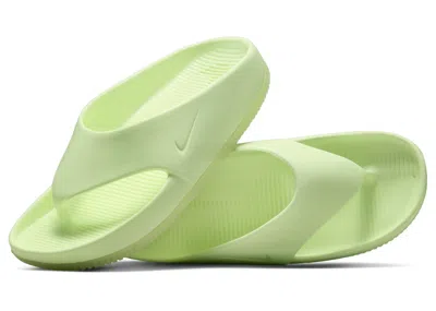 Pre-owned Nike Calm Flip Flop (women's) Sneakers In Barely Volt