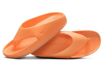 Pre-owned Nike Calm Flip Flop (women's) Sneakers In Peach Cream