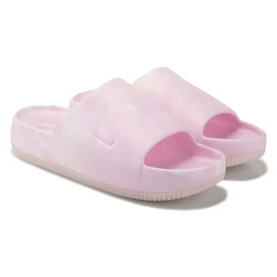 Nike Calm Fv5643-600 Slide Women's 11 Marble Pink Foam Slip On Sandal Tf3311