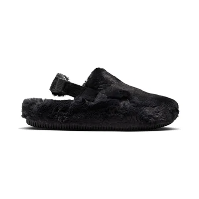Nike Calm Mule 'black Fur' Women's