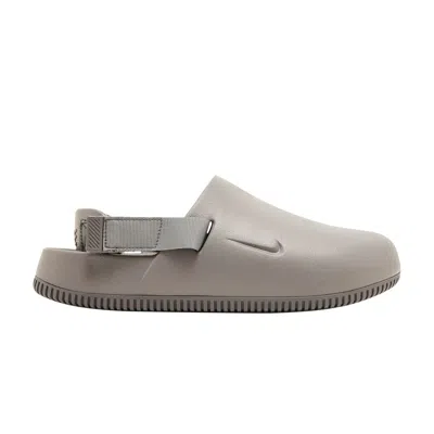 Pre-owned Nike Calm Mule 'flat Pewter' In Grey