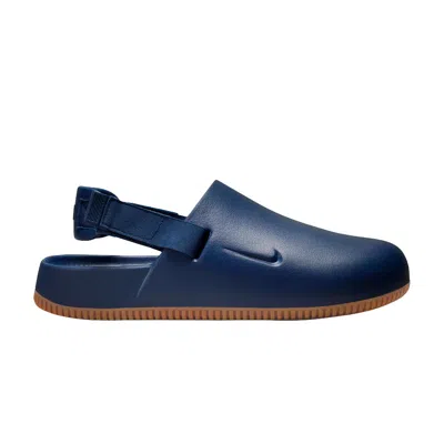 Pre-owned Nike Calm Mule 'navy Gum' | Blue | Men's Size 7