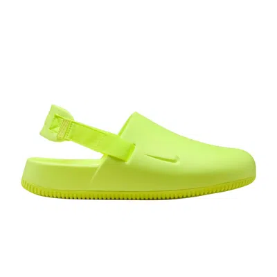 Pre-owned Nike Calm Mule 'volt' | Green | Men's Size 8