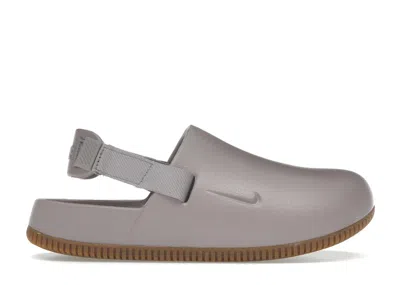 Pre-owned Nike Calm Mule (women's) Sneakers In Light Violet Ore/gum Medium Brown
