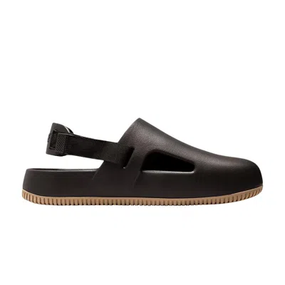 Pre-owned Nike Calm Mules 'velvert Brown Hemp' | Black | Men's Size 8