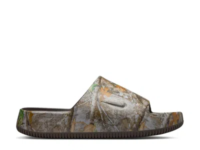 Nike Calm Realtree Slide Sandal In Brown