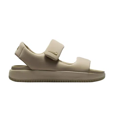 Pre-owned Nike Calm Sandal 'khaki' | Cream | Men's Size 4 In White