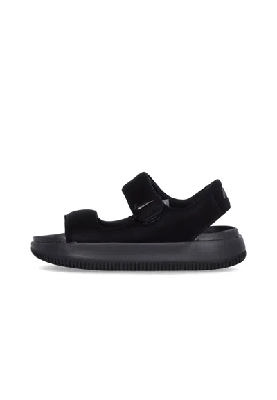Nike Calm Touch-strap Sandals In Black