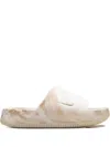 Nike Calm Se Marble-effect Slides In Pink