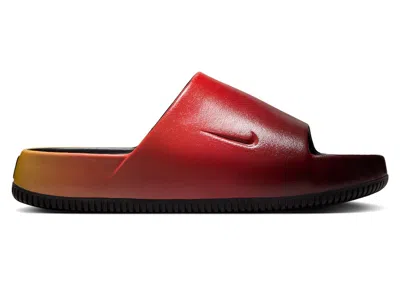 Pre-owned Nike Calm Slide A'ja Wilson (women's) Sneakers In Electric Yellow/metallic Gold/rush Red