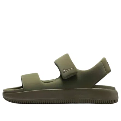 Nike Calm Slide 'medium Olive' In Gray