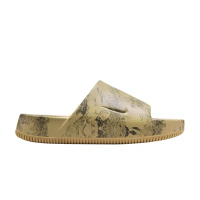 Pre-owned Nike Calm Slide 'printed - Wildlife' | Tan | Men's Size 10