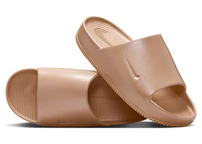 Pre-owned Nike Calm Slide Rattan (women's) Sneakers In Hemp In Brown