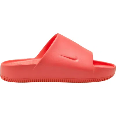 Nike Calm Slide Sandal In Ember/ember