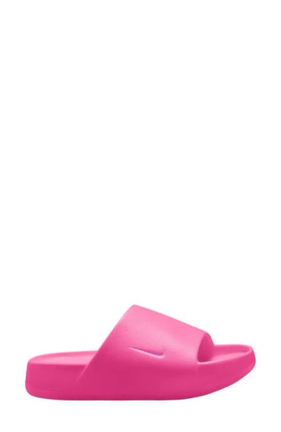 Nike Calm Slide Sandal In Pink