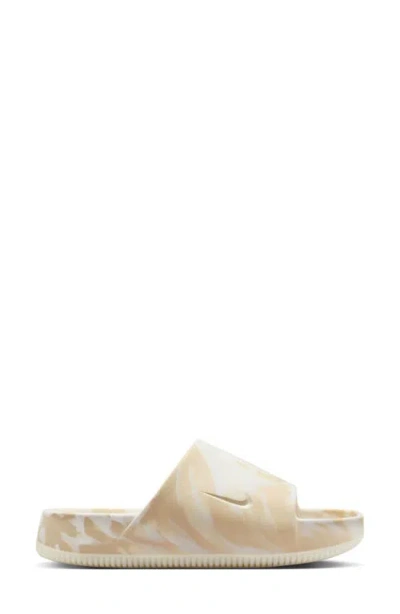 Nike Calm Slide Sandal In Phantom/ Phantom